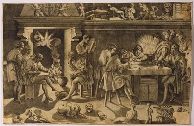 Die Akademie von Baccio Bandinelli, 1547